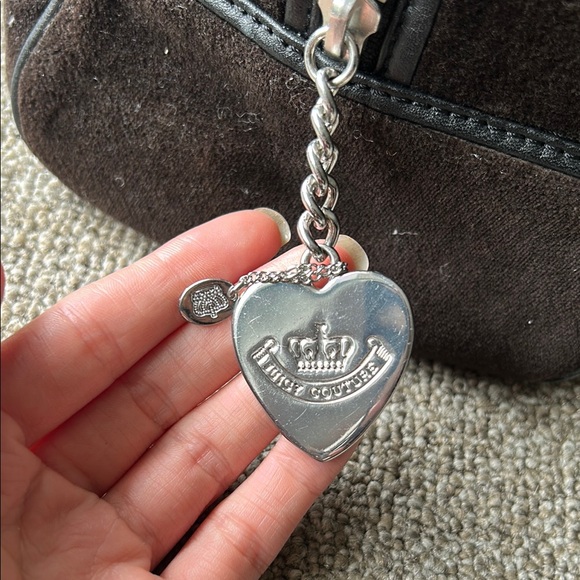 Juicy Couture Black Satchel with Regal Crest Design - Picture 3 of 9